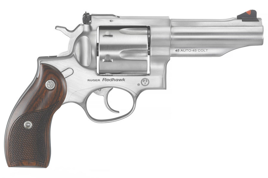 Redhawk 45 Auto / 45 Colt Stainless Double-Action Revolver - Firearms | The Gun Shop