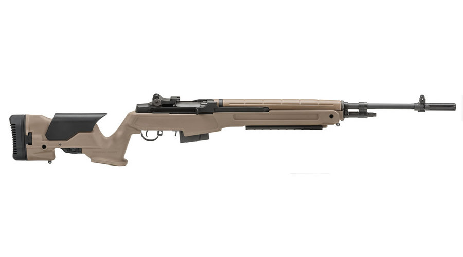 M1A Loaded 308 with FDE Precision Adjustable Stock and Carbon Steel Barrel - Firearms | The Gun Shop