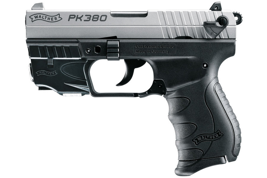 PK380 380 ACP Nickel Carry Conceal Pistol with Laser - Firearms | The Gun Shop