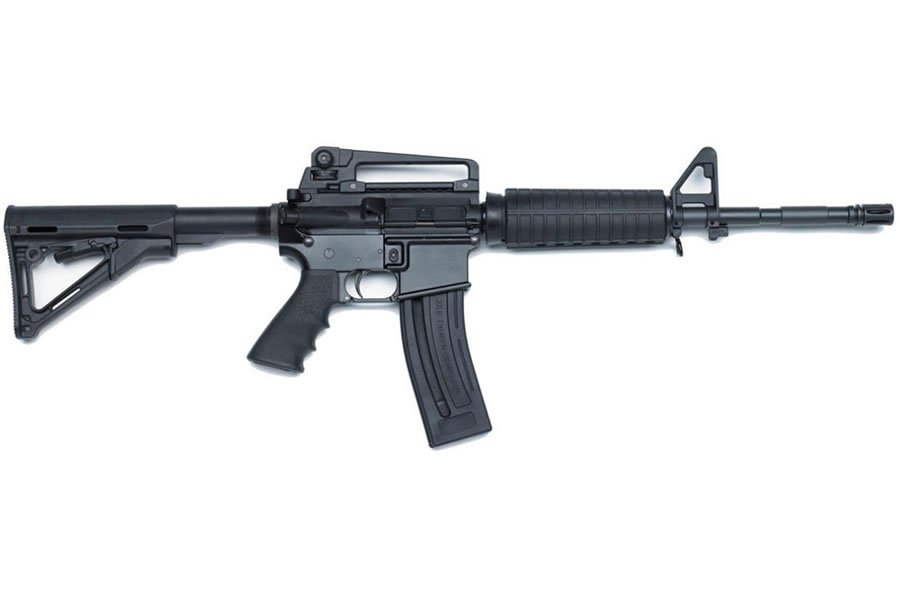 m four-22 22LR Black Rimfire Carbine with Fixed Stock - Firearms | The Gun Shop