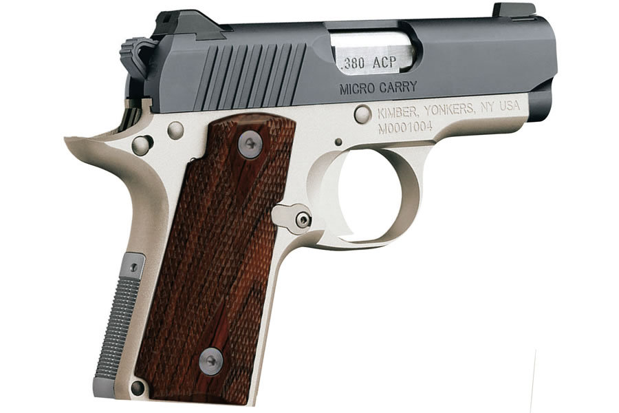 Micro Carry Rosewood Two-Tone 380 Auto Carry Conceal Pistol - Firearms | The Gun Shop