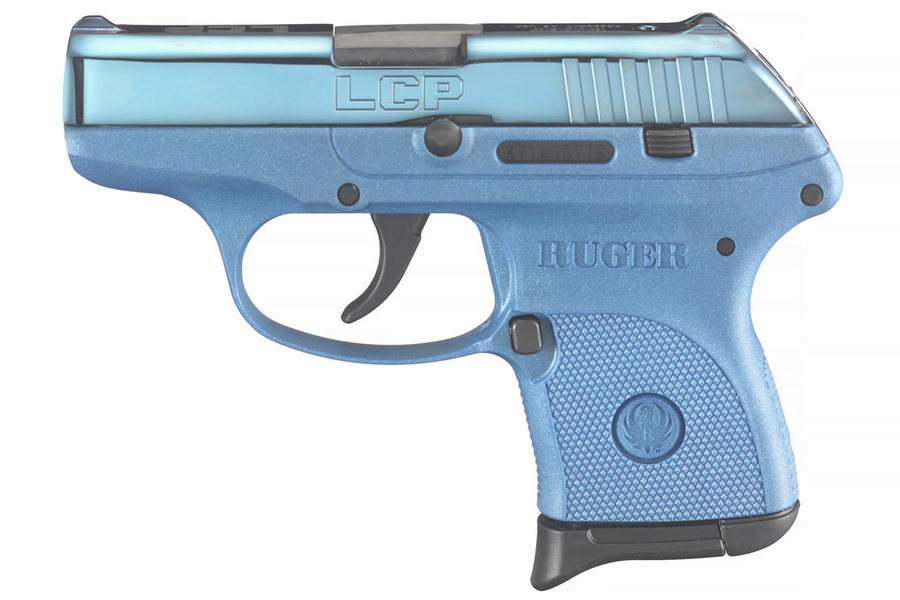 LCP 380 ACP with Blue Color Cased Slide - Firearms | The Gun Shop