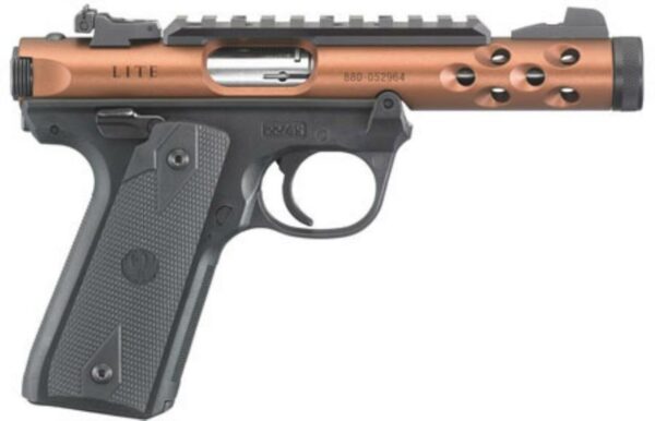 Ruger Mark IV 22/45 Lite, 22LR, 4.4", Threaded, Bronze Anodized, 10rd