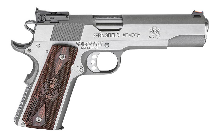 1911 Range Officer 9mm Stainless Steel with Adjustable Target Sight - Firearms | The Gun Shop