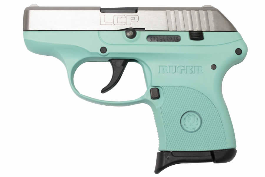 LCP 380 Auto Turquoise Carry Conceal Pistol w/ Nickel Slide (TALO Exclusive) - Firearms | The Gun Shop