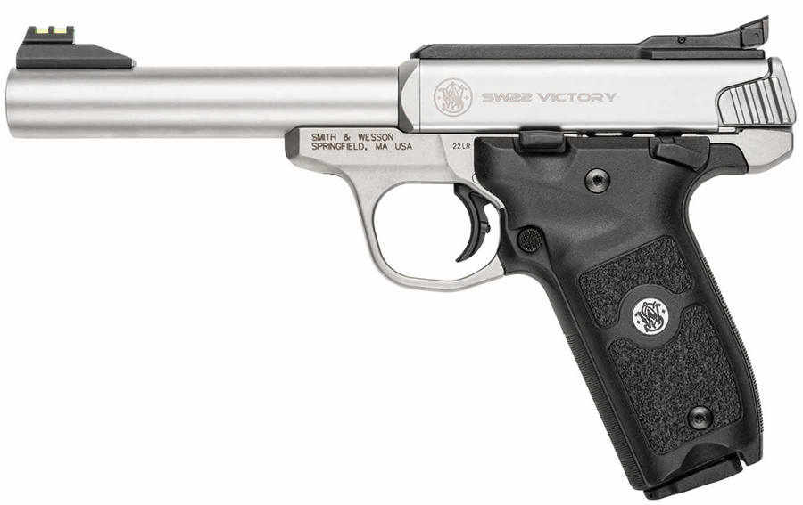 SW22 Victory 22LR Rimfire Pistol with Fiber Optic Sights - Firearms | The Gun Shop