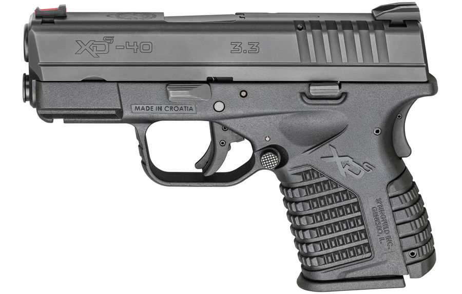 XDS 3.3 Single Stack 40 S&W Black Essentials Package - Firearms | The Gun Shop