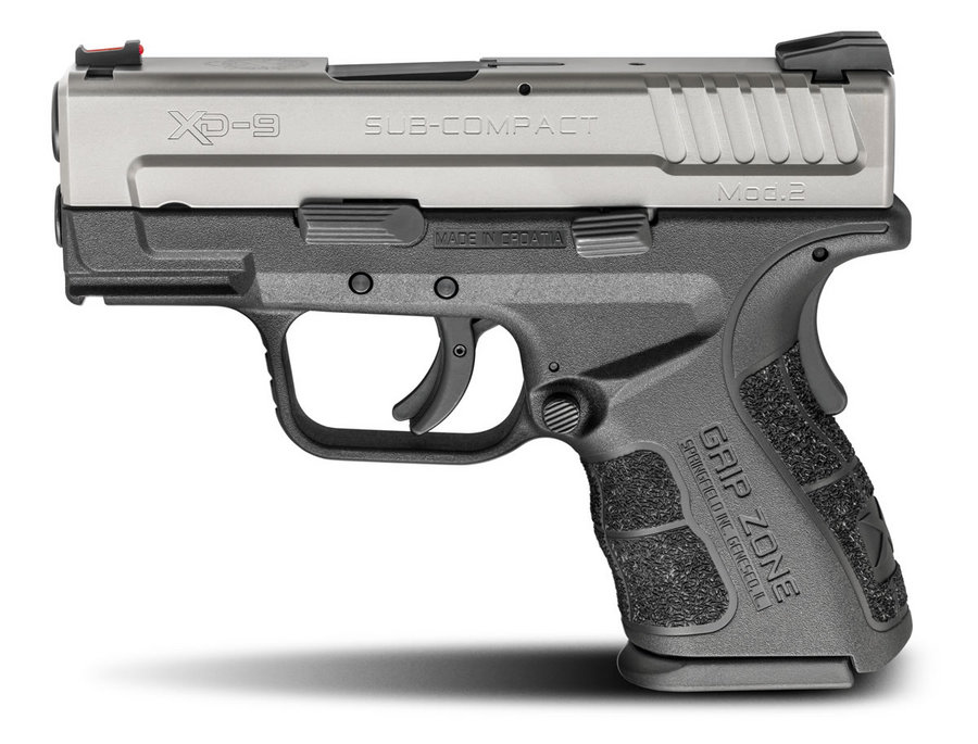 XD Mod.2 9mm Sub-Compact Bi-Tone Essentials Package with GripZone