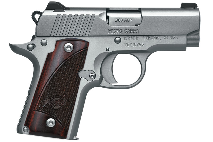Micro Stainless Rosewood .380 ACP Carry Conceal Pistol - Firearms | The Gun Shop