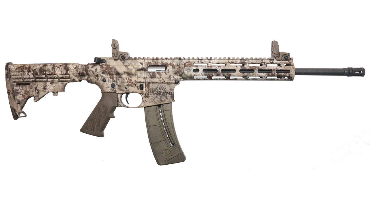 MP15-22 Sport 22LR Semi-Auto Rimfire Rifle with Kryptek Highlander Finish - Firearms | The Gun Shop