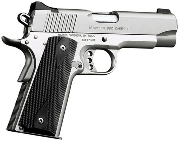 Kimber Stainless Pro Carry II, 1911 45ACP, 4", 7rd, CA Approved