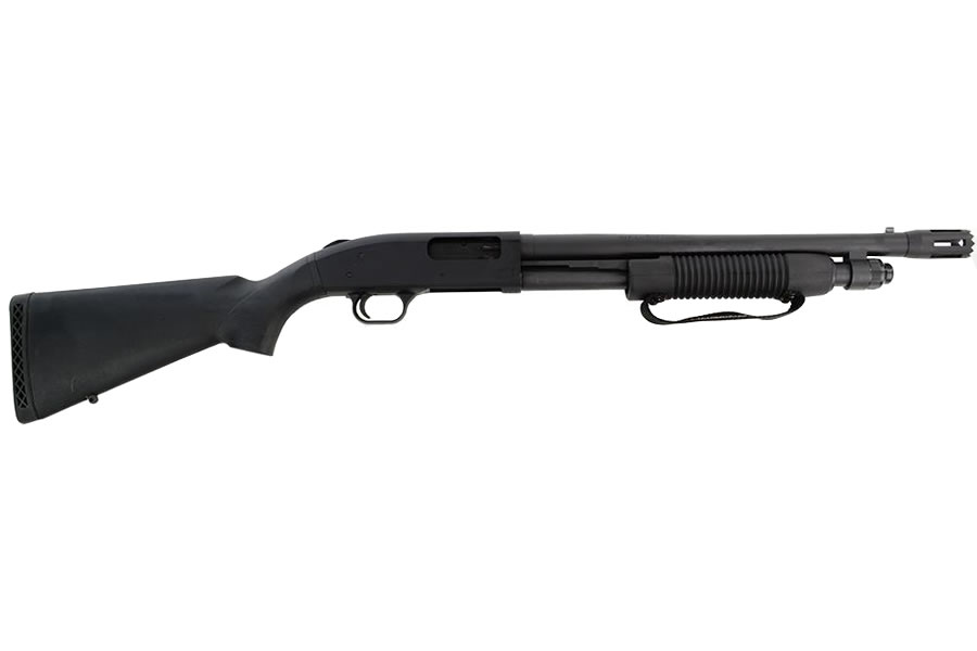 500 Tactical 12 Gauge Pump Shotgun with Forearm Strap and Breaching Barrel - Firearms | The Gun Shop