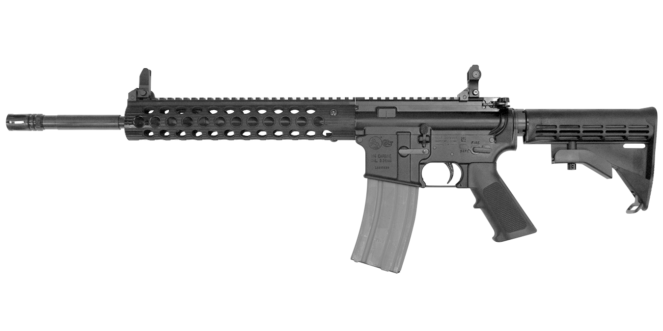 M4 Carbine 5.56x45 NATO LE6920 FBI Model with Troy Sights and Rail