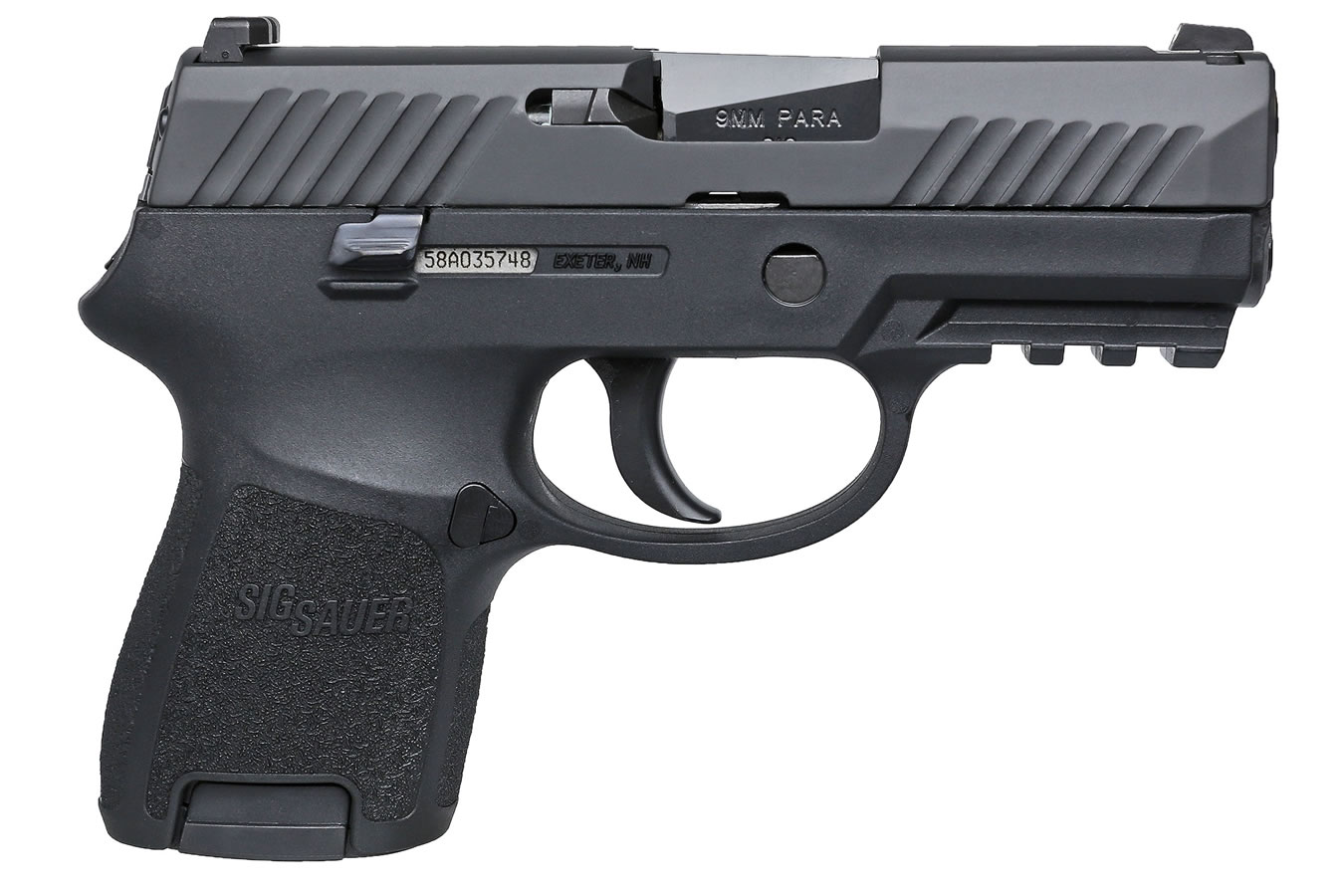 P320 Subcompact 9mm Centerfire Pistol with Rail - Firearms | The Gun Shop