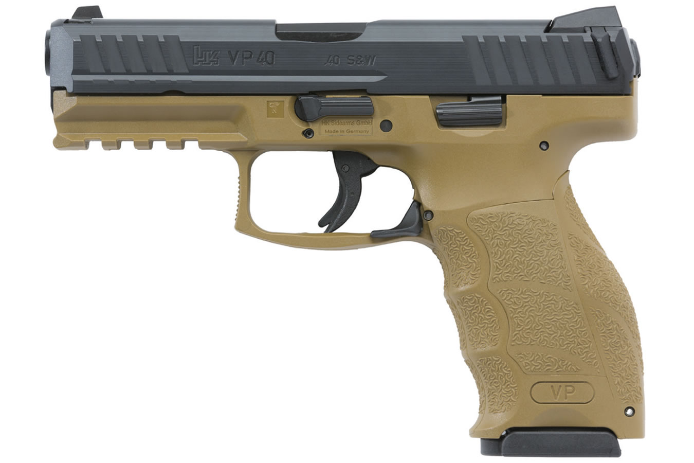 VP40 40 S&W Flat Dark Earth (FDE) with Night Sights - Firearms | The Gun Shop