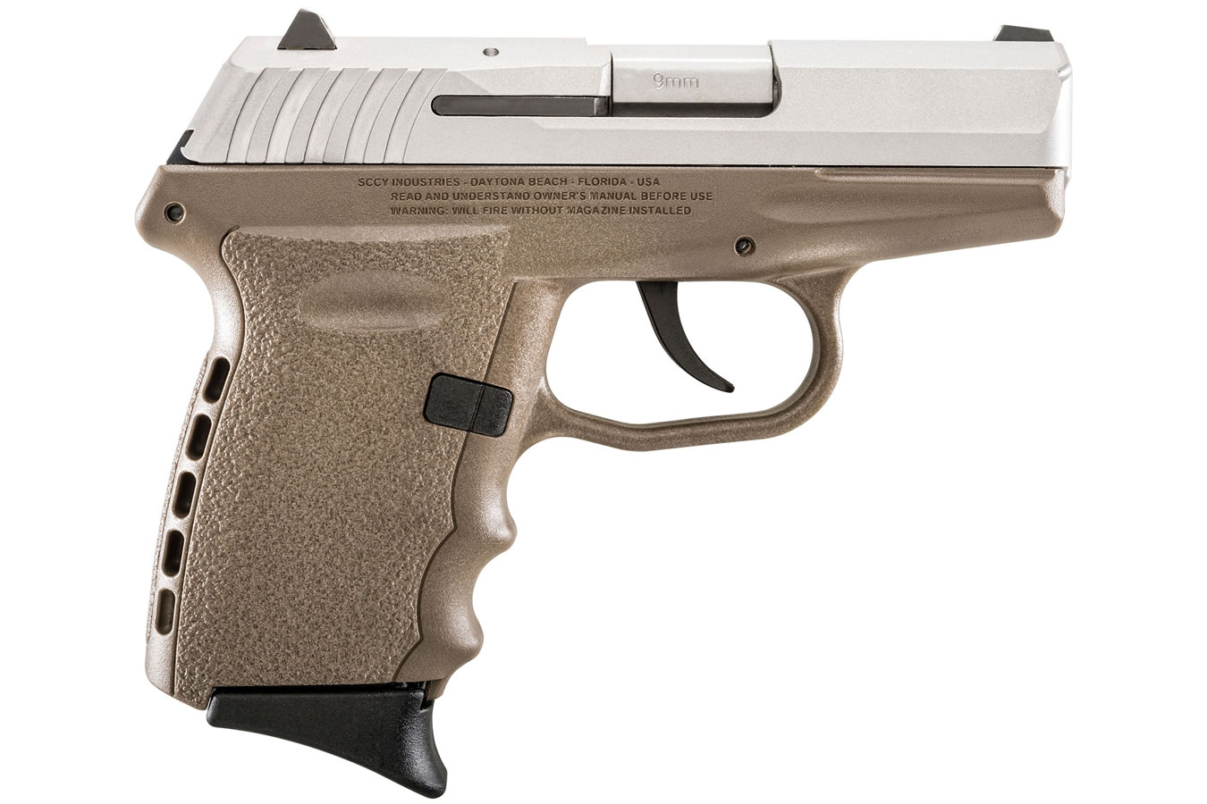 CPX-2 9mm Flat Dark Earth Pistol with Stainless Slide - Firearms | The Gun Shop