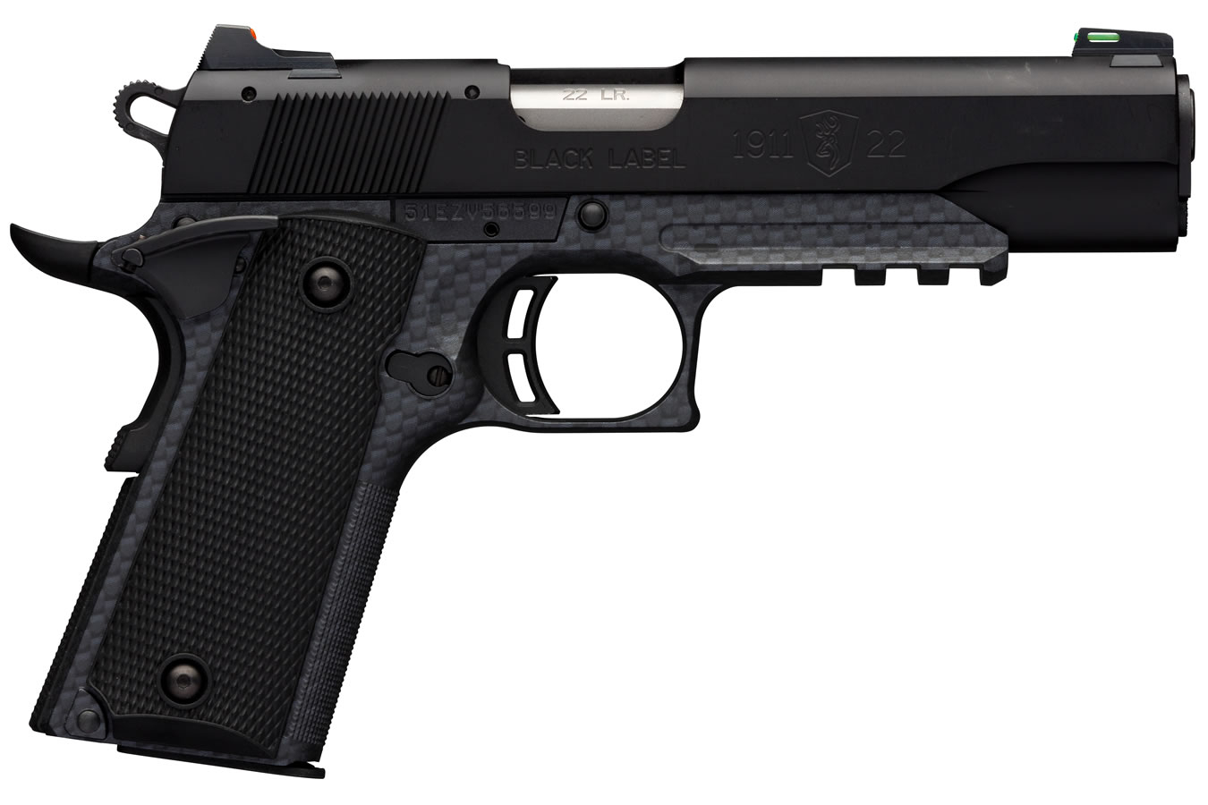 1911-22 Black Label Carbon Fiber with Rail - Firearms | The Gun Shop