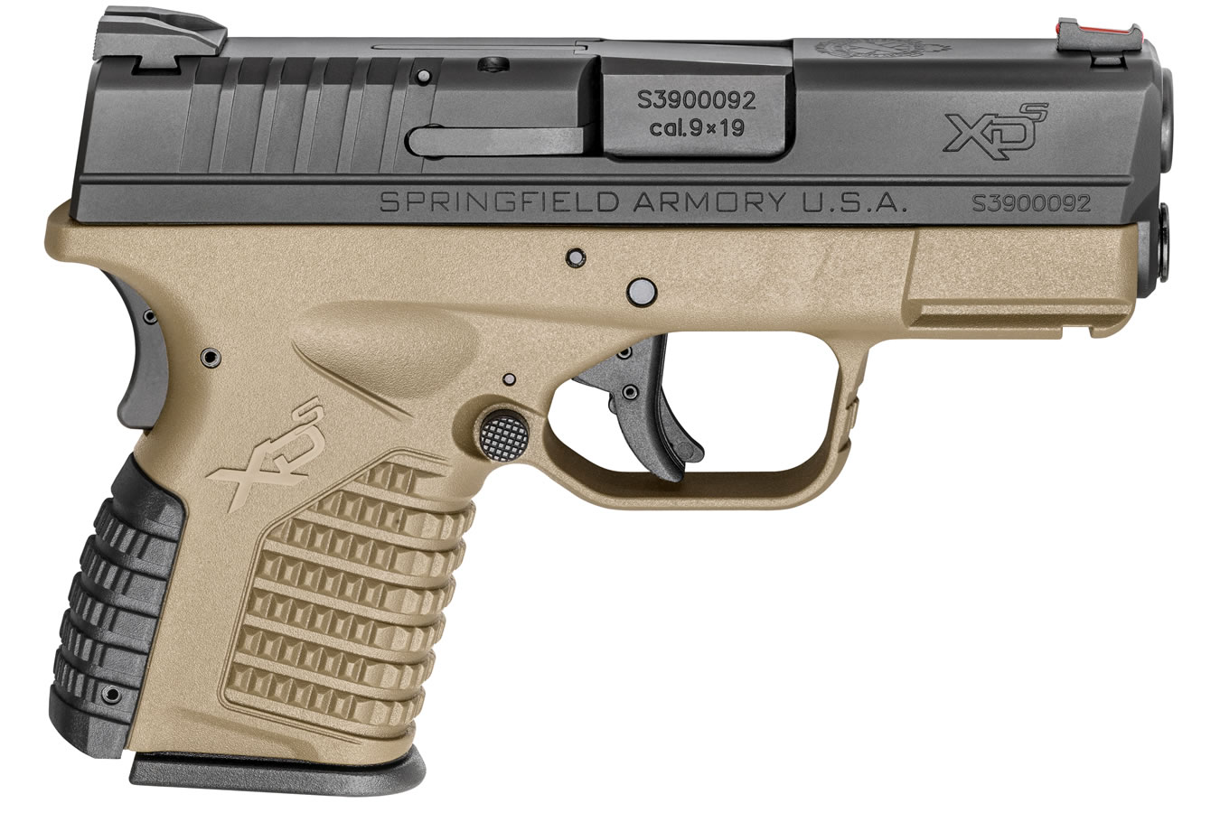 XDS 3.3 Single Stack 9mm Flat Dark Earth (FDE) Essentials Package - Firearms | The Gun Shop