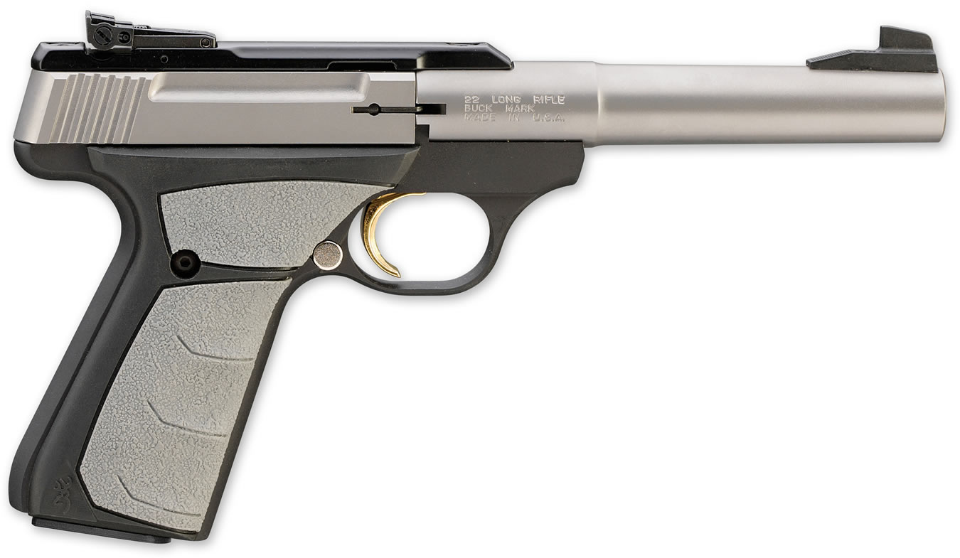 Buck Mark Camper Stainless UFX 22LR Rimfire Pistol - Firearms | The Gun Shop