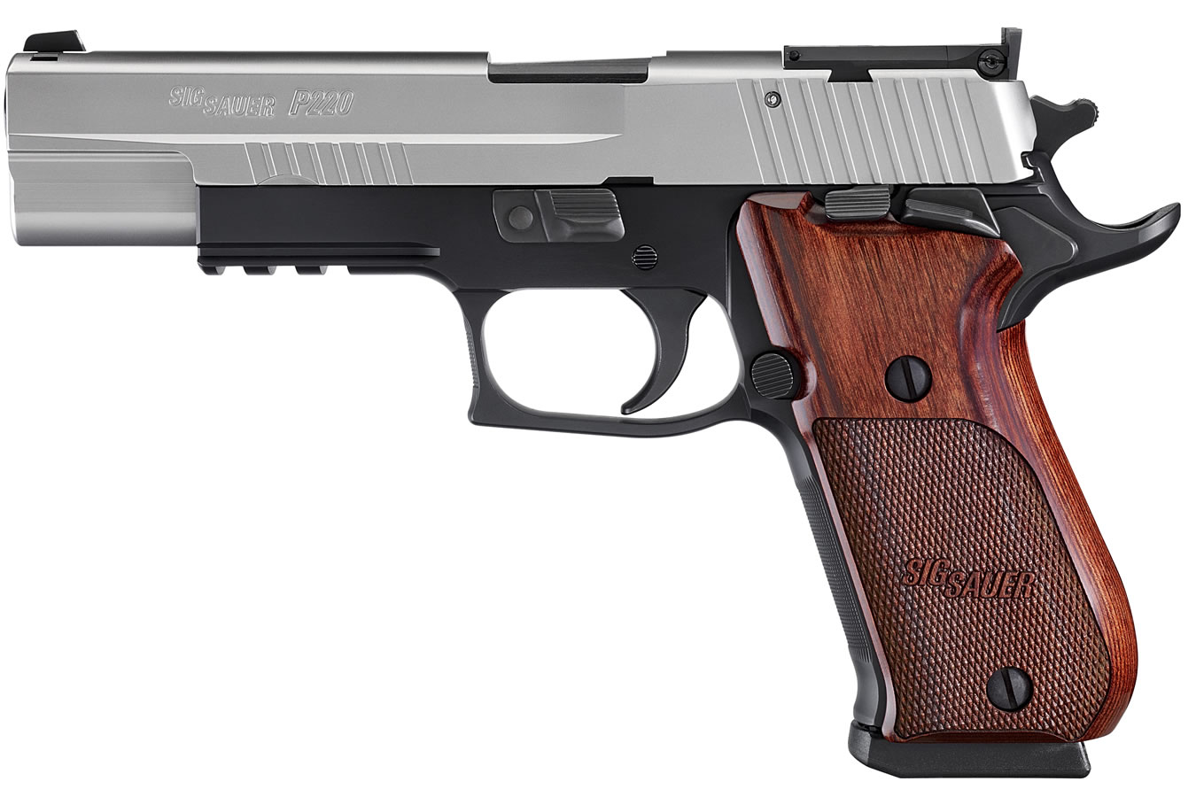 P220 Super Match 45ACP with Wood Grips - Firearms | The Gun Shop