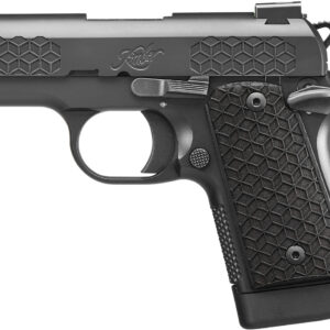 Kimber Micro 9 Triari 9mm, 3" Barrel, KimPro II Black, Black Linen Micarta Grips, 7rd