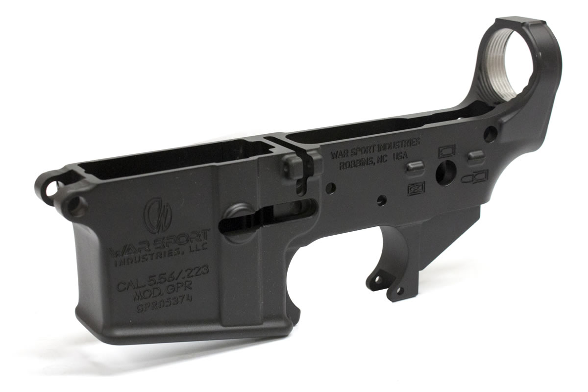 Costa Ludus AR-15 Stripped Lower Receiver (Black Cerakote Finish)