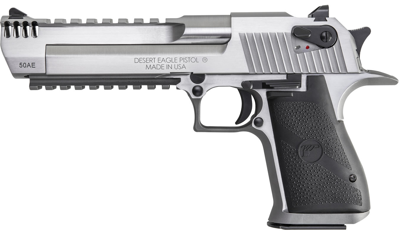 Desert Eagle .50 A.E. Stainless with Integral Muzzle Brake - Firearms | The Gun Shop