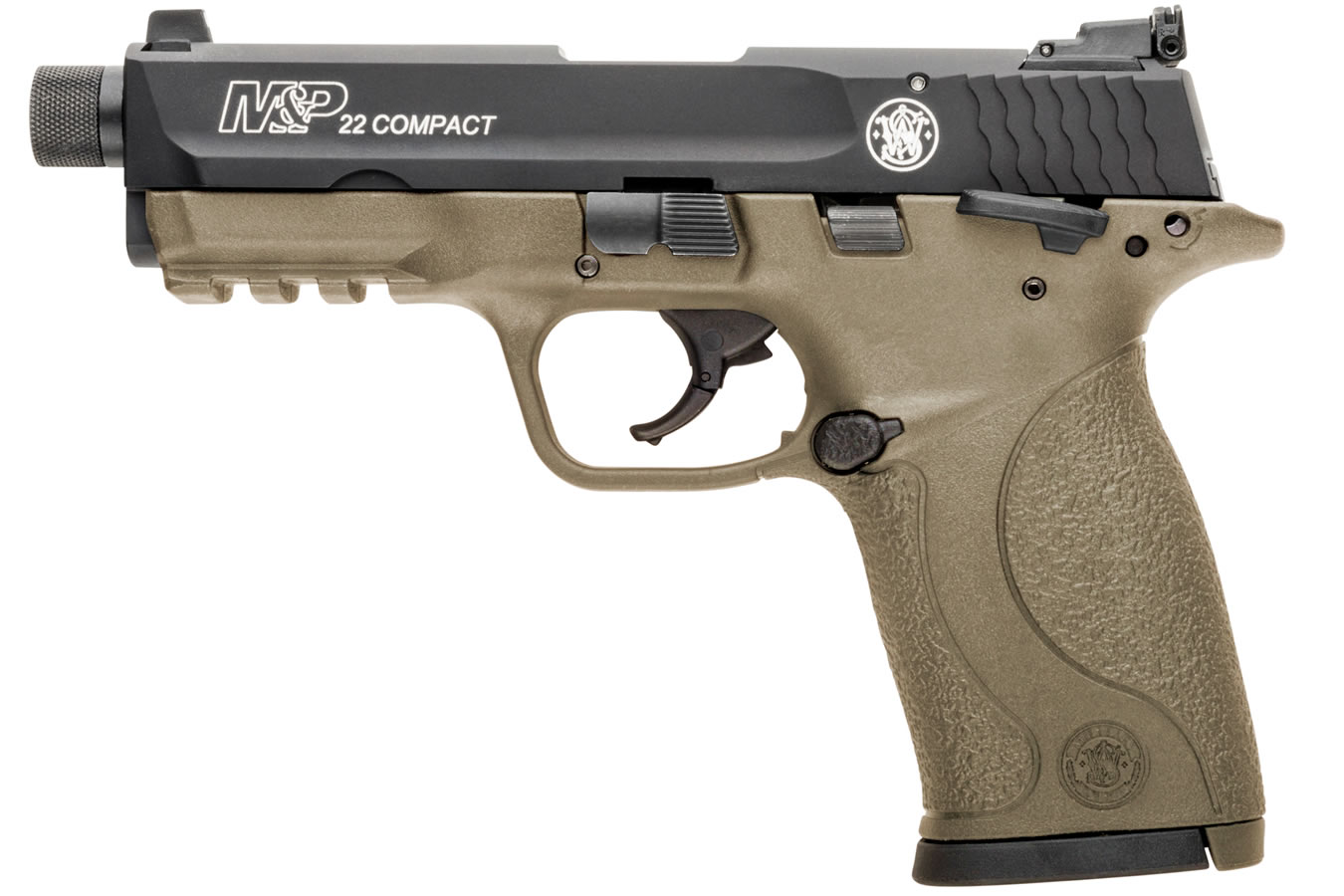 MP22 Compact 22LR Flat Dark Earth (FDE) Suppressor Ready