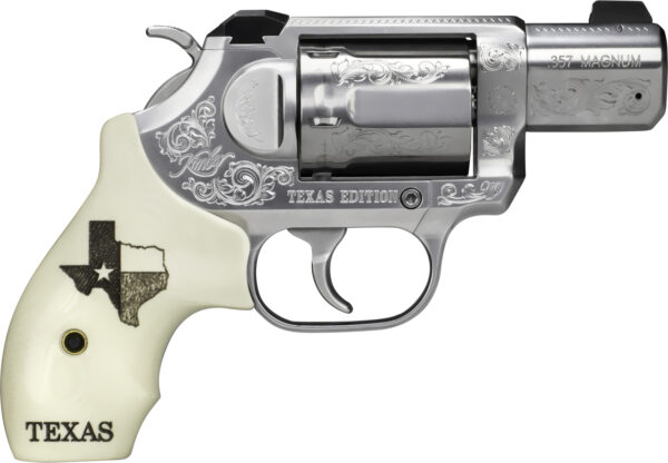 Kimber K6s Texas Edition .357 Mag, 2" SS Barrel, Ivory G10 Texas Motif Grips, 6rd