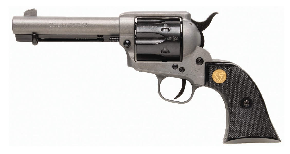 Chiappa 1873 SAA 22LR Revolver 4.75″ Tactical Gray - revolvers | The Gun Shop