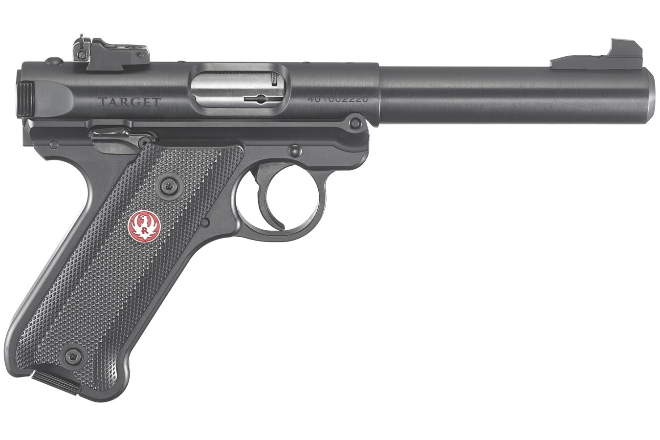 Mark IV Target 22LR Blued Rimfire Pistol with Bull Barrel