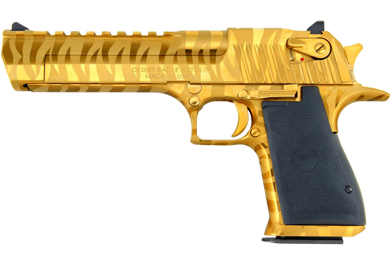 Desert Eagle .44 Mag Mark XIX Titanium Gold with Tiger Stripes - Firearms | The Gun Shop