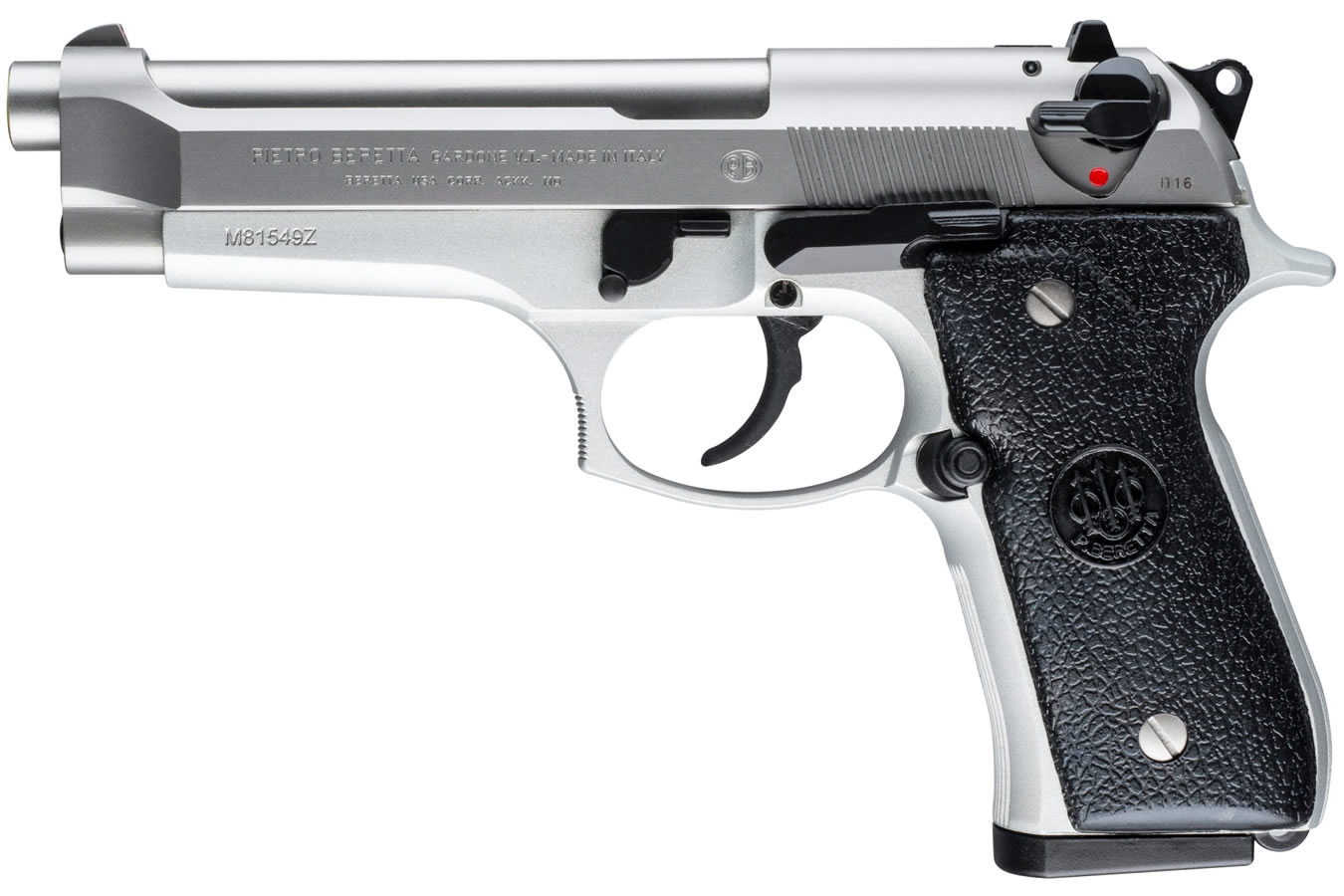 92FS Inox DA/SA 9mm Semi-Automatic Pistol (Made in Italy) - Firearms | The Gun Shop