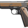 Kimber Stainless Raptor II .45 ACP, 5" Barrel, KimPro Black/Tru-Tan, Black/Tan Grips, 8rd