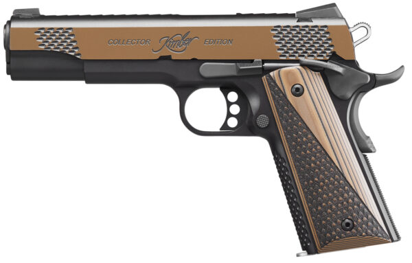 Kimber Stainless Raptor II .45 ACP, 5" Barrel, KimPro Black/Tru-Tan, Black/Tan Grips, 8rd