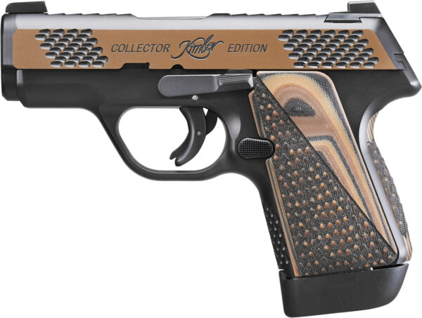 Kimber EVO SP Raptor 9mm, 3" Barrel, KimPro II/Tru-Tan, Blk/Tan G10 Grips, 7rd
