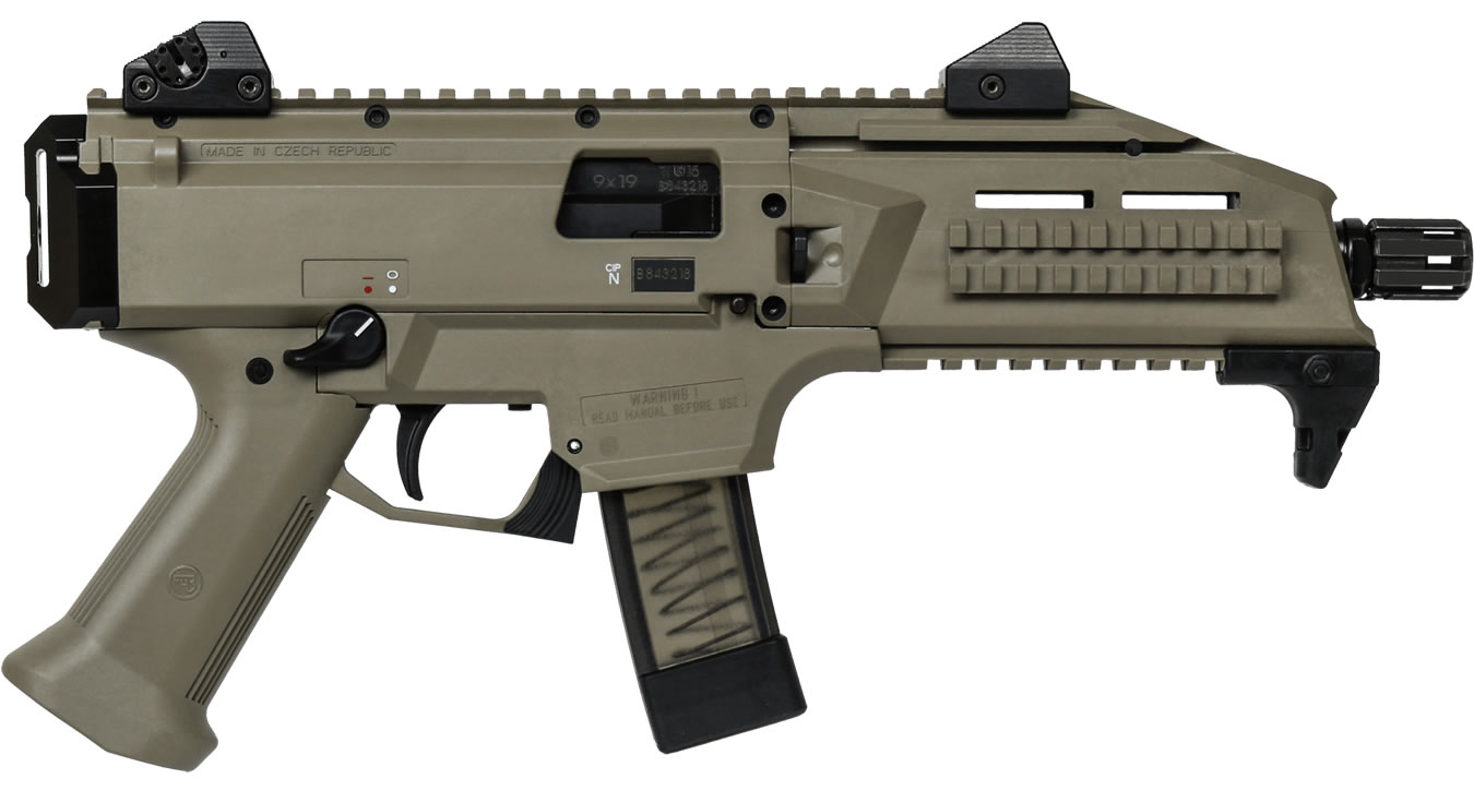 Scorpion EVO 3 S1 9mm Flat Dark Earth (FDE) Centerfire Pistol