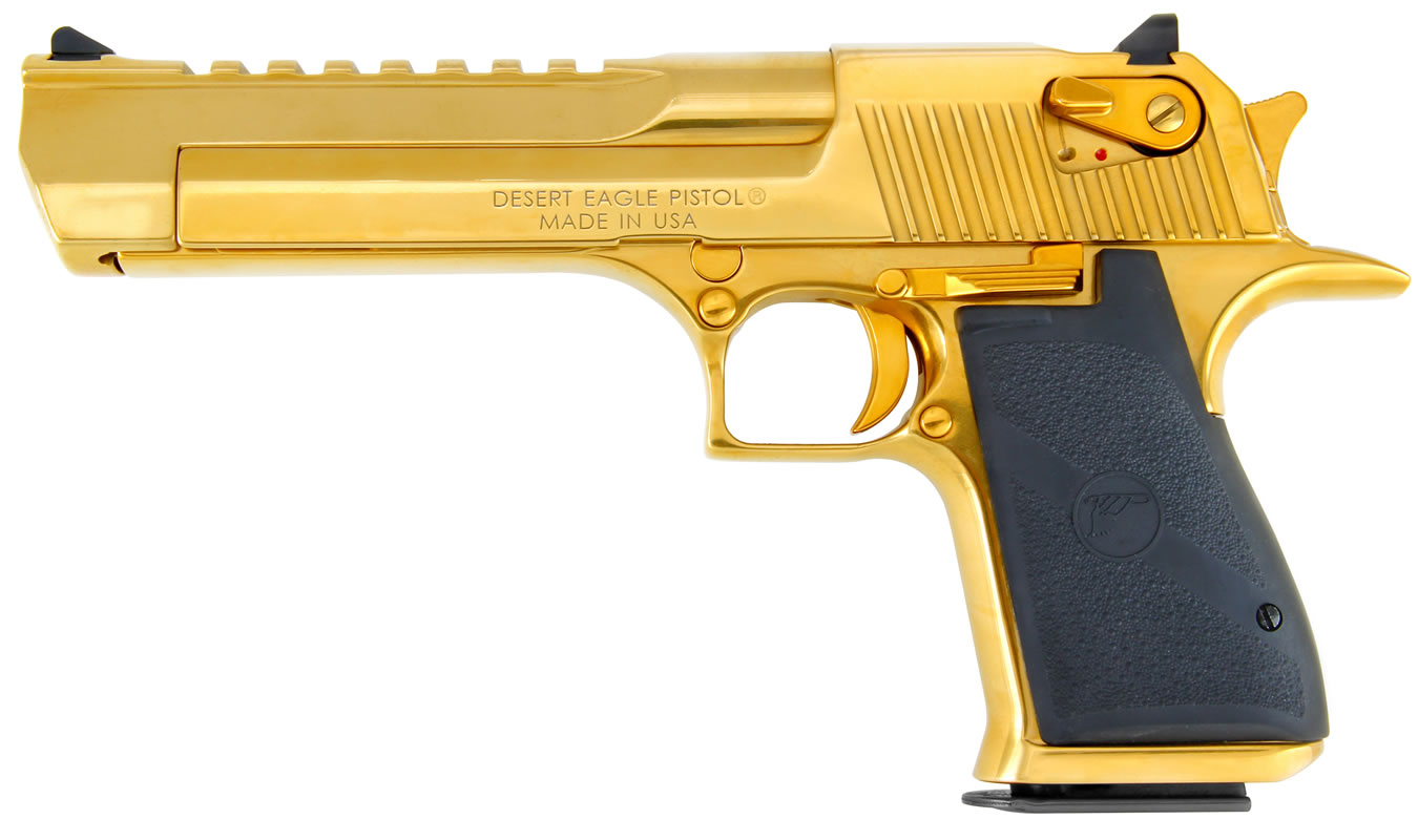 Desert Eagle .50 A.E. Mark XIX Titanium Gold - Firearms | The Gun Shop