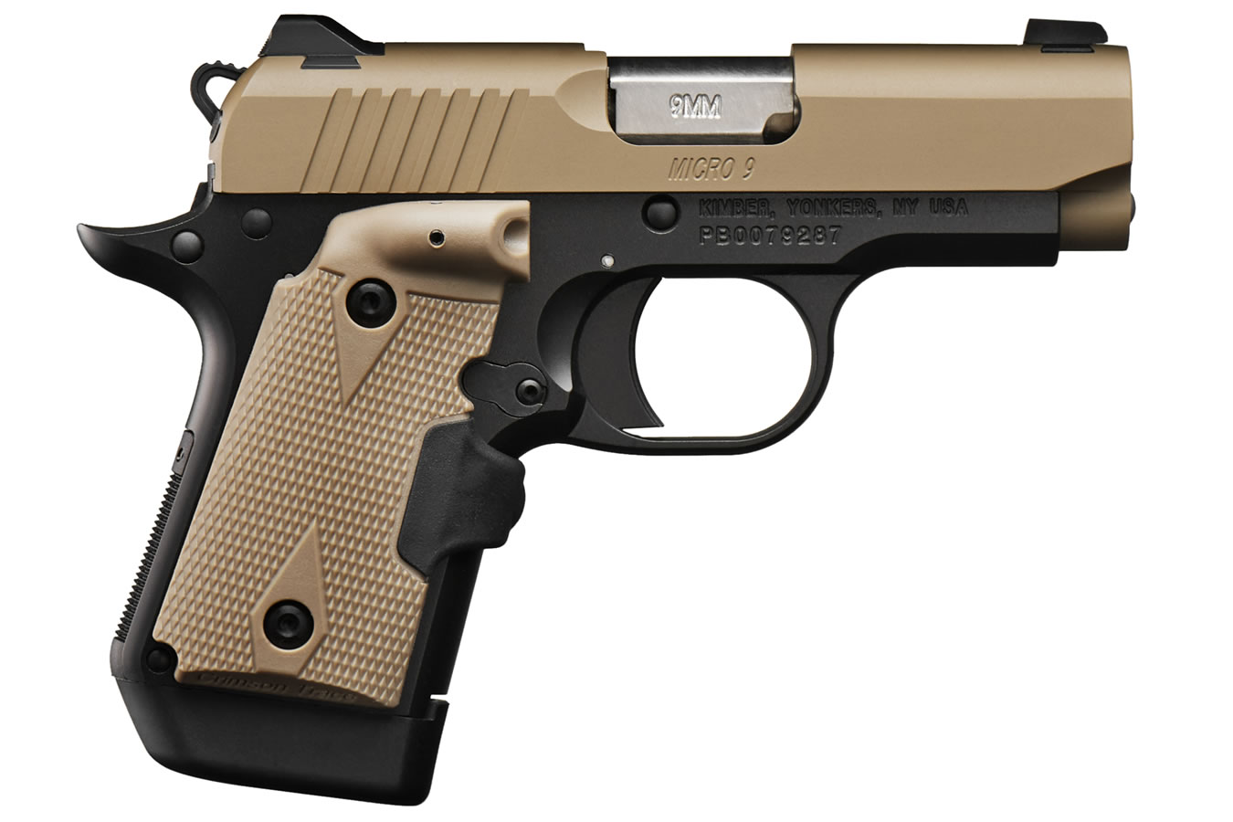 Micro 9 Desert Tan (FDE) 9mm with Crimson Trace Lasergrips - Firearms | The Gun Shop