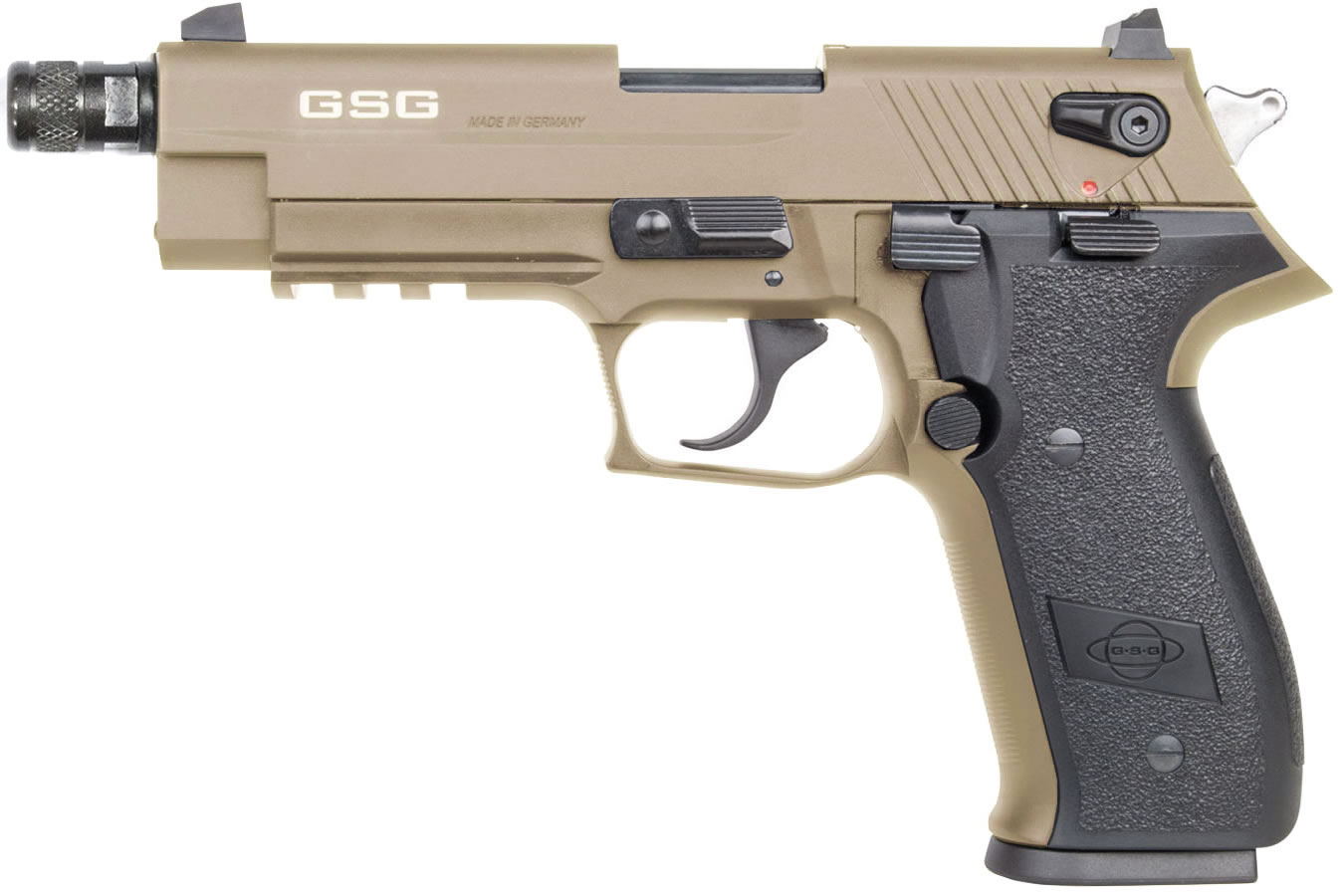 Firefly 22LR DA/SA Flat Dark Earth (FDE) Rimfire Pistol with Threaded Barrel - Firearms | The Gun Shop