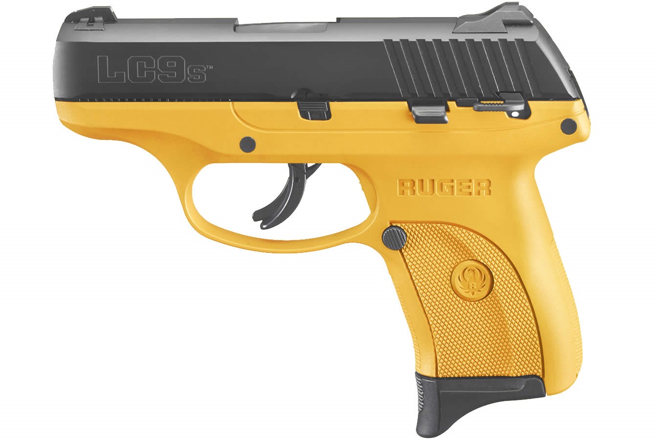 LC9s 9mm Luger Carry Conceal Pistol with Yellow Cerakote Frame - Firearms | The Gun Shop