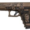 Glock 19 Gen 4 9mm, TRUMP Custom, 4" Threaded Barrel, Burnt Bronze W/ Engraving, 15rd
