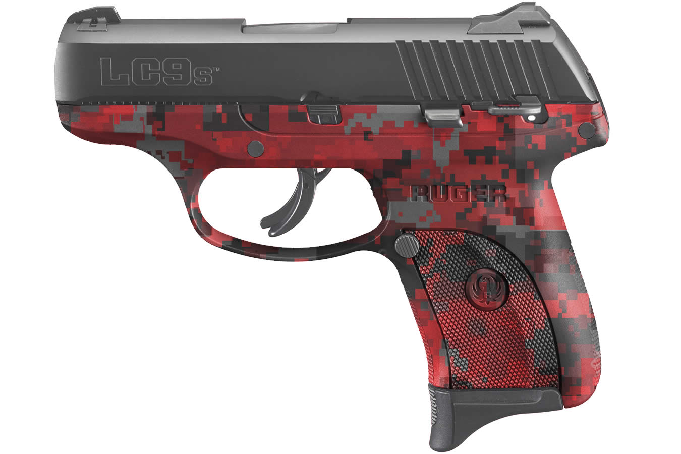 LC9s 9mm Red Digital Camo Striker-Fired Pistol - Firearms | The Gun Shop