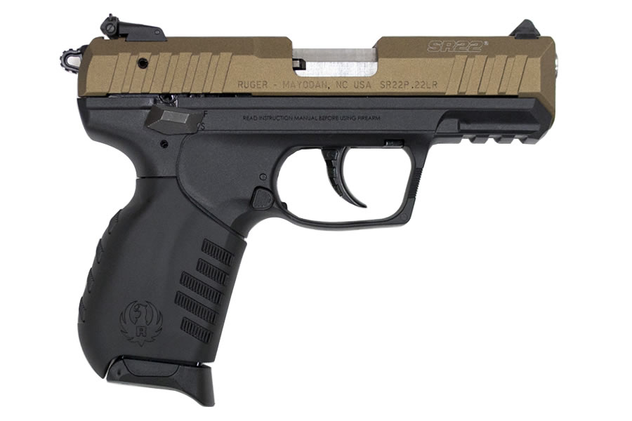 SR22 22LR Rimfire Pistol with Bronze Cerakote Slide - Firearms | The Gun Shop