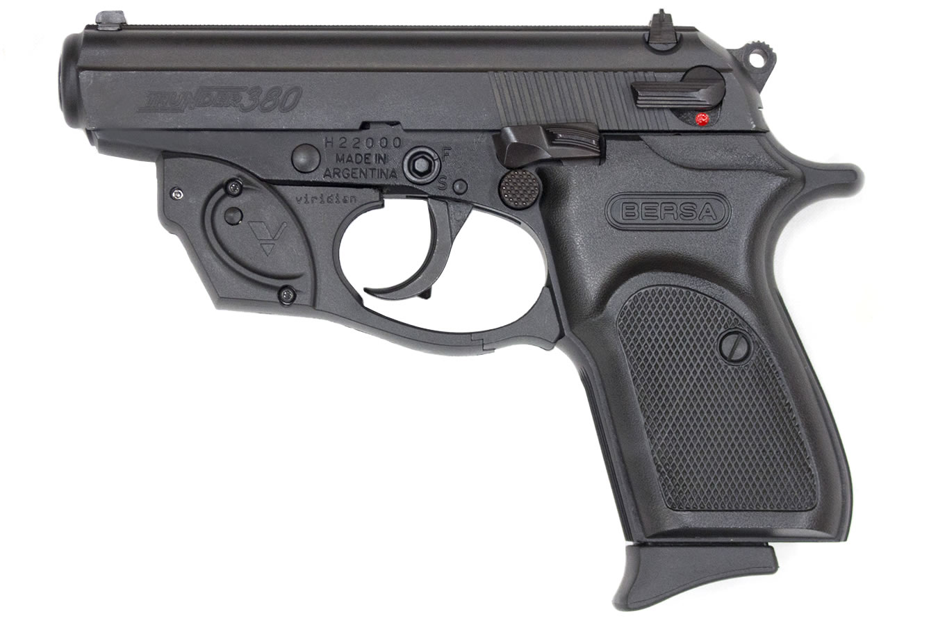 Thunder 380 Auto Carry Conceal Pistol with Viridian Red Laserguard - Firearms | The Gun Shop