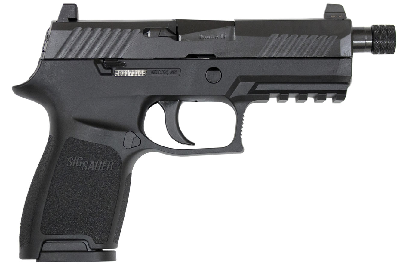 P320 Compact 9mm Striker Fired Pistol with Threaded Barrel and Night Sights - Firearms | The Gun Shop