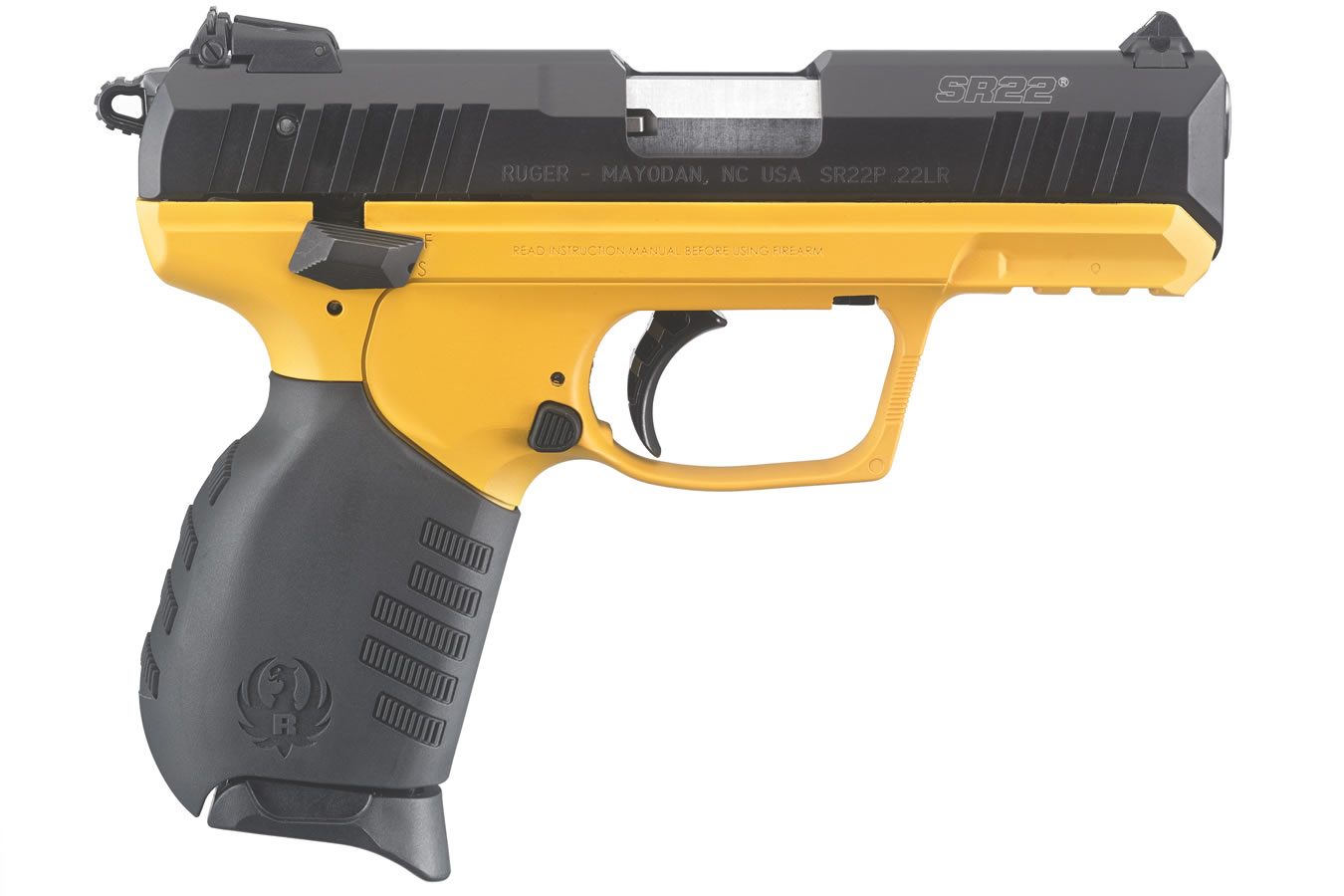 SR22 22LR Rimfire Pistol with Contractor Yellow Grip Frame - Firearms | The Gun Shop
