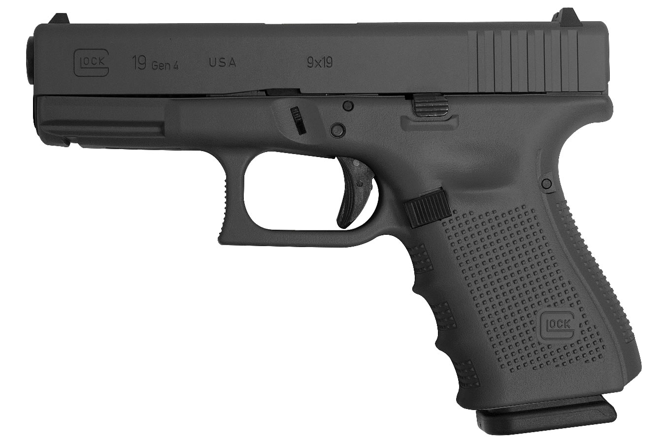 19 Gen4 9mm 15-Round Pistol with Cerakote Elite Smoke Finish - Firearms | The Gun Shop