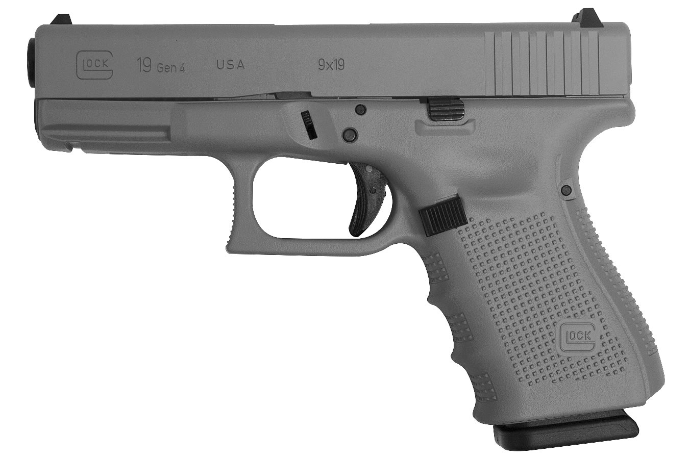 19 Gen4 9mm 15-Round Pistol with Cerakote Elite Concrete Finish - Firearms | The Gun Shop
