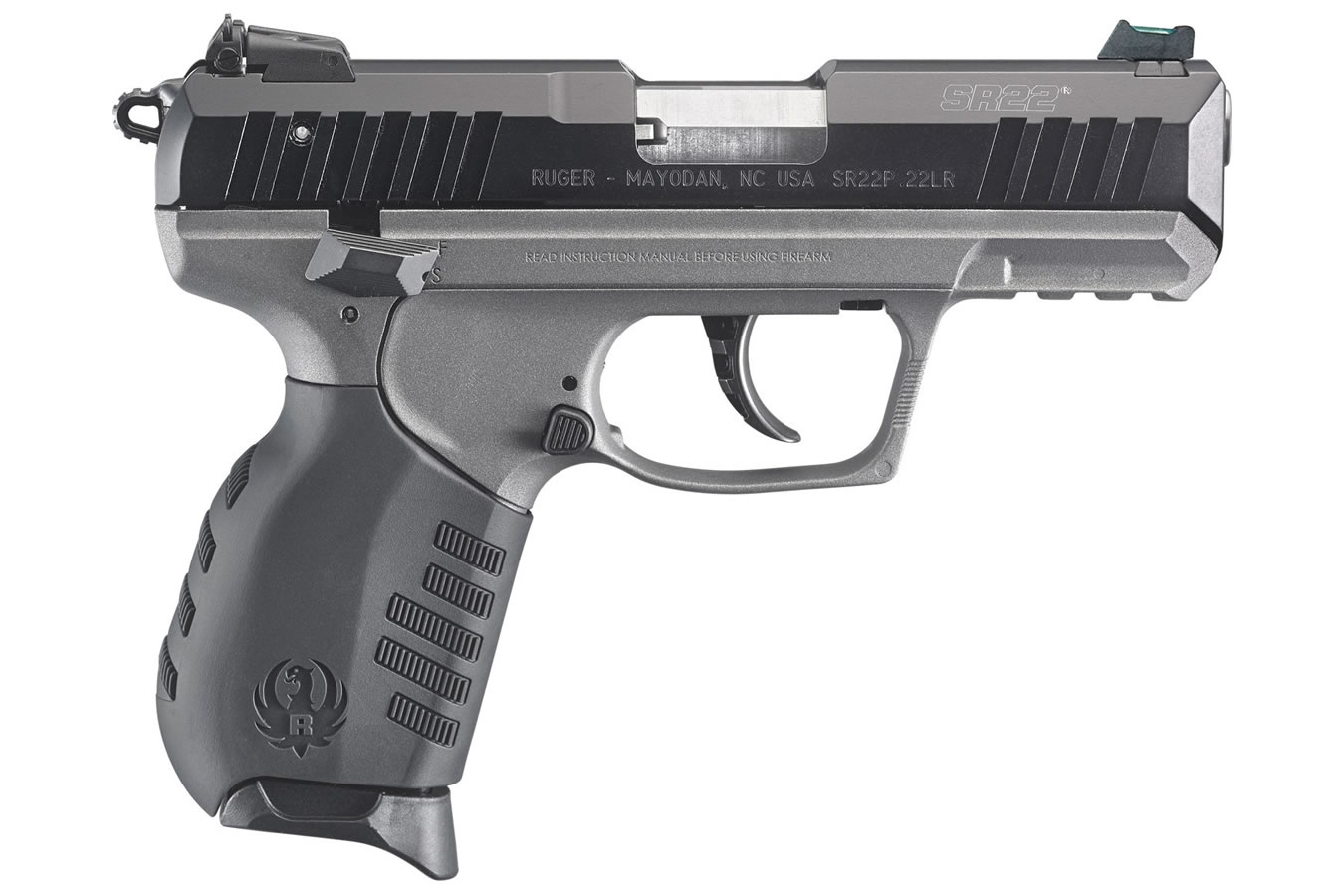 SR22 22LR with Tungsten Cerakote Grip Frame and Fiber Optic Sight - Firearms | The Gun Shop